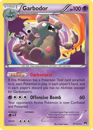 Garbodor 057  - Holofoil - Holo Rare
