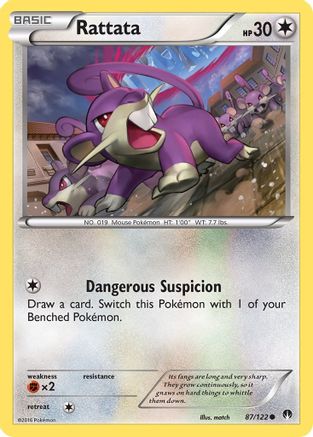 Rattata 087/122  - Common