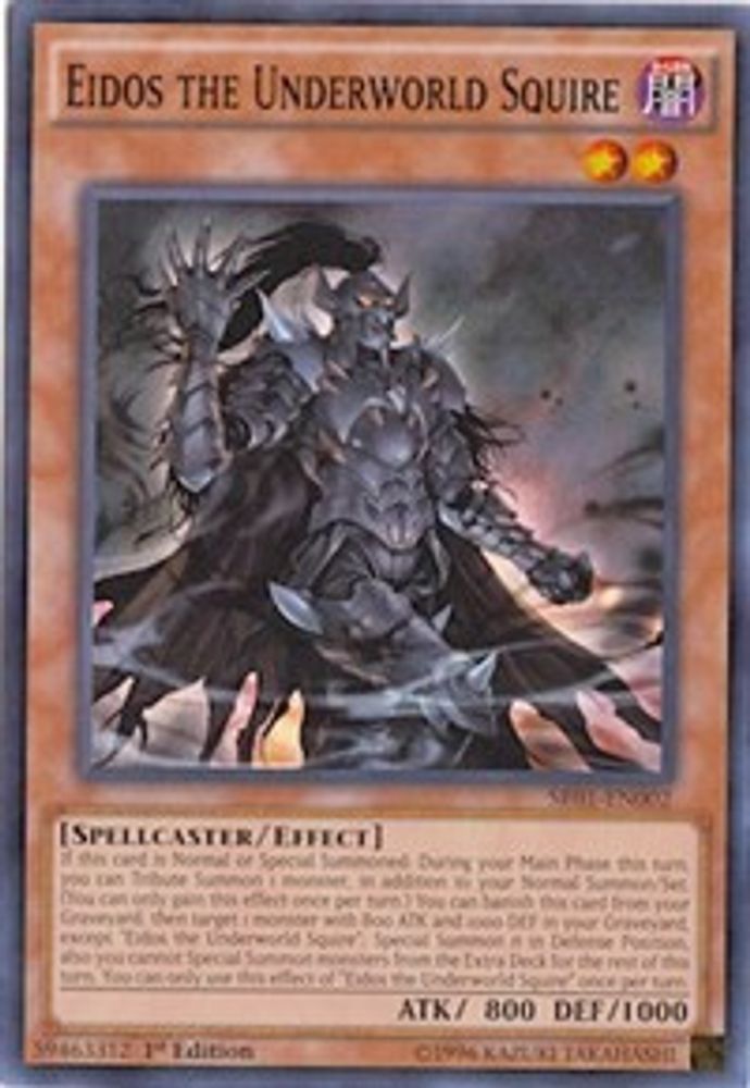 Eidos l'écuyer des Enfers [SR01-EN002] Super Rare 