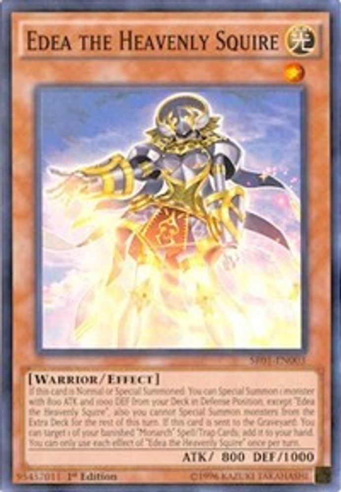 Edea l'écuyer céleste [SR01-EN003] Super Rare 
