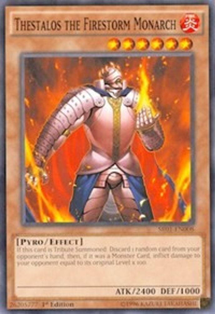 Thestalos le monarque de la tempête de feu [SR01-EN008] Commun 