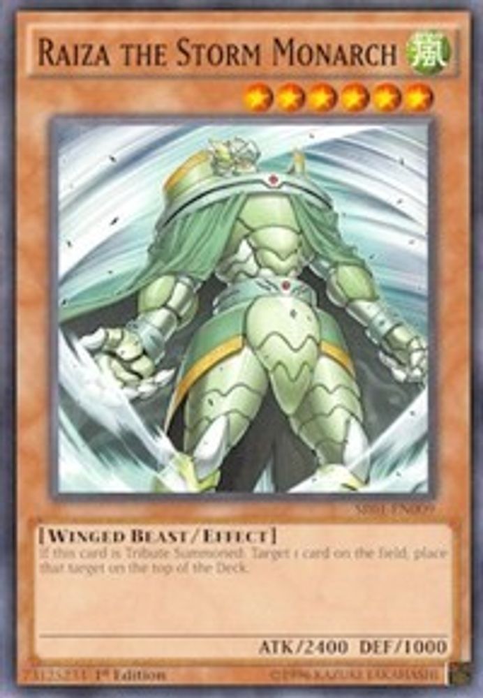 Raiza the Storm Monarch (SR01-EN009) - Common