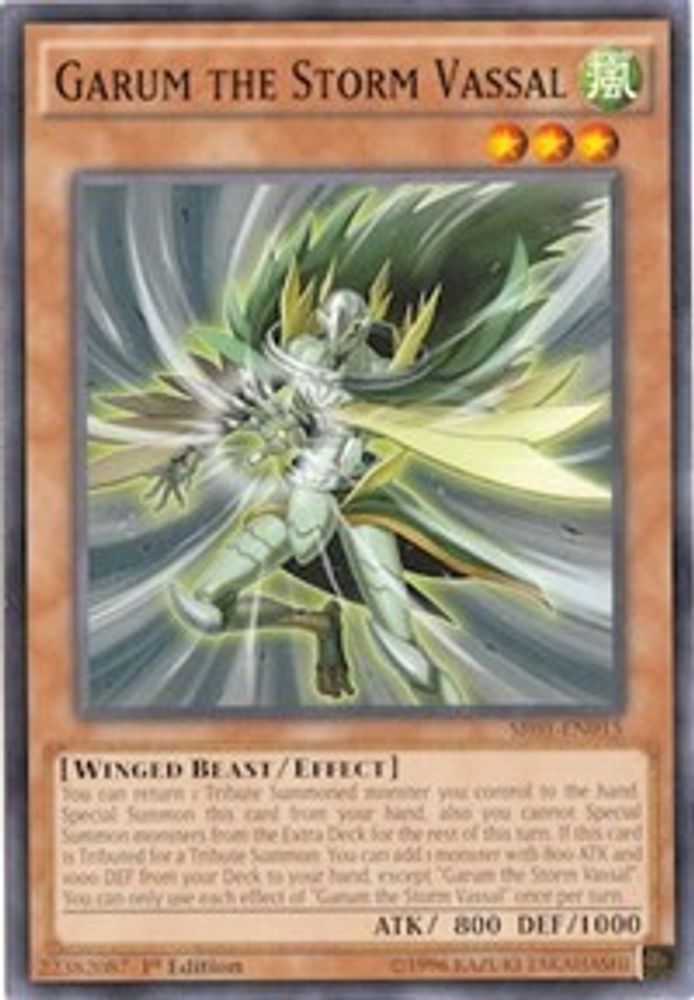 Garum the Storm Vassal (SR01-EN015) - Common