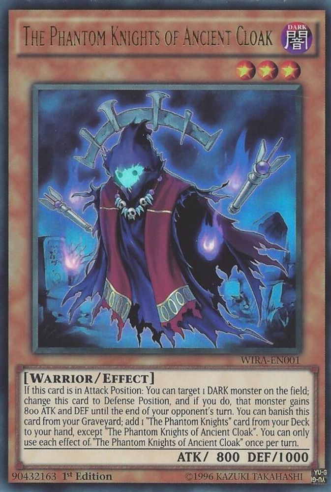 The Phantom Knights of Ancient Cloak (WIRA-EN001) - Ultra Rare