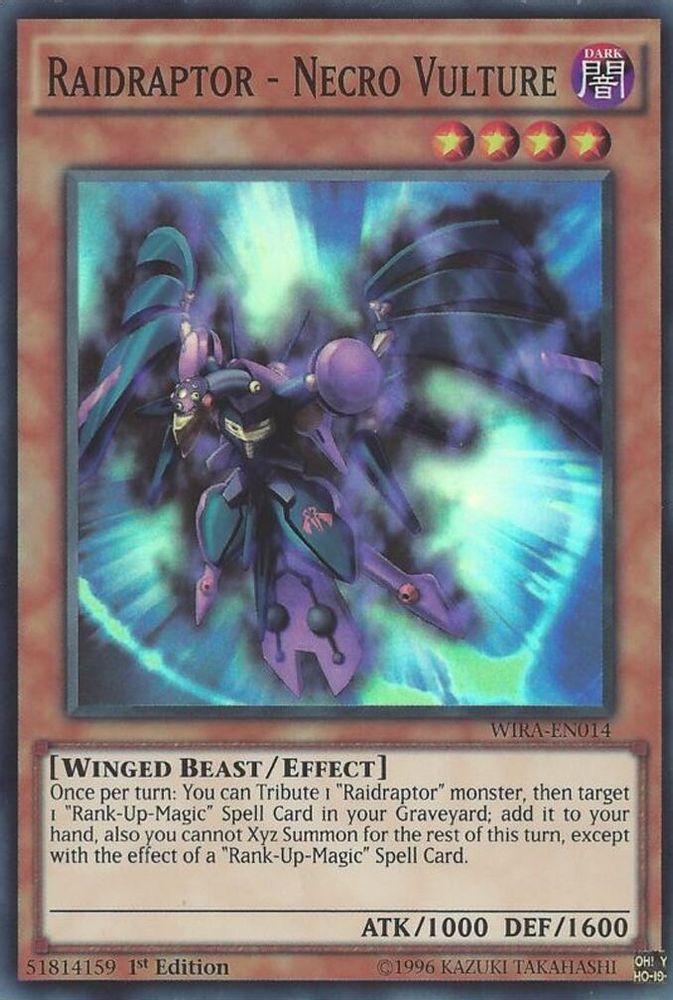 Raidraptor - Necro Vulture (WIRA-EN014) - Super Rare