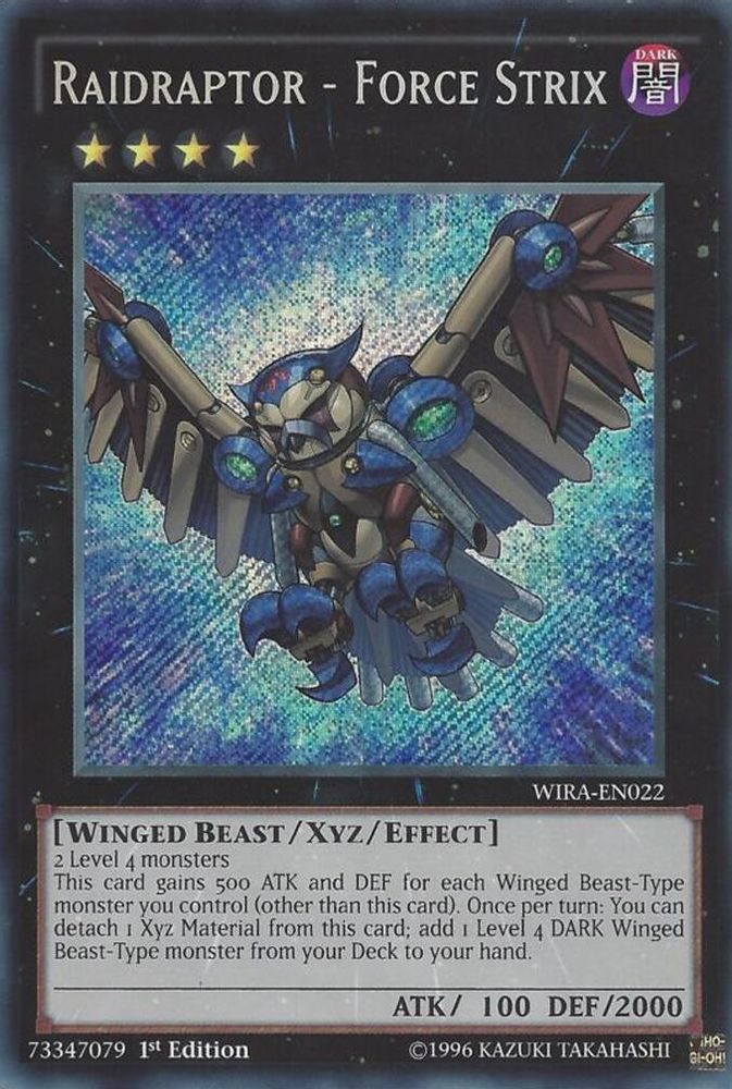 Raidraptor - Force Strix (WIRA-EN022) - Secret Rare