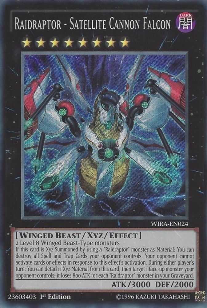 Raidraptor - Satellite Cannon Falcon (WIRA-EN024) - Secret Rare
