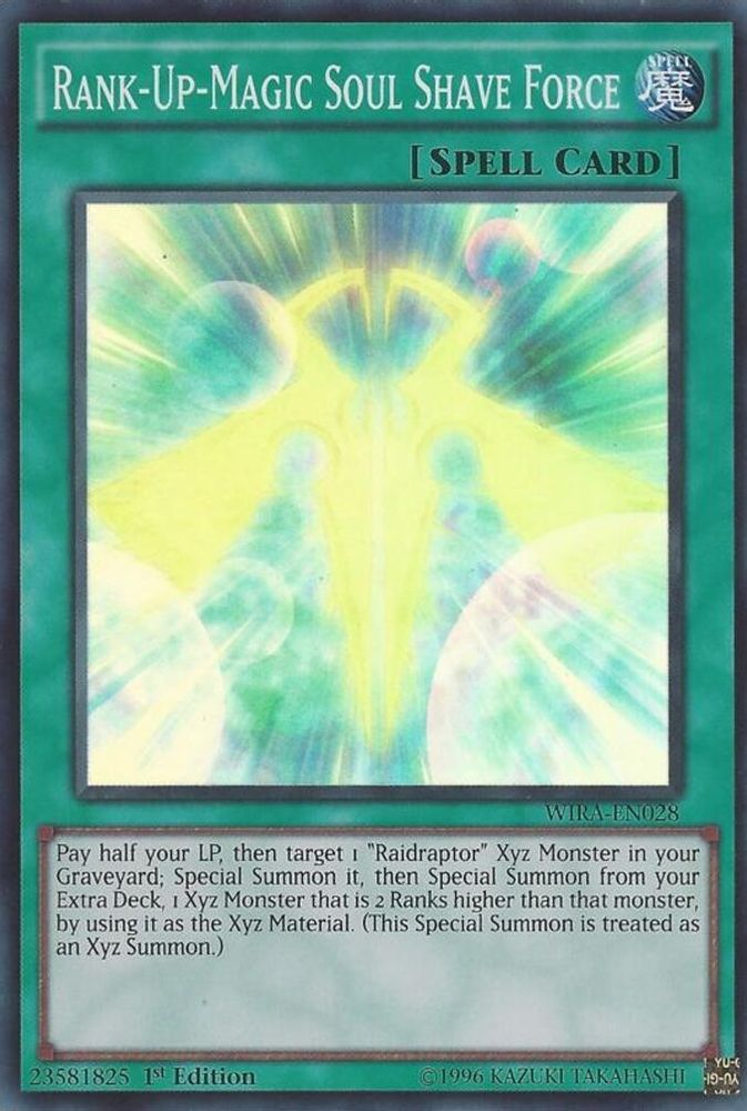 Rank-Up-Magic Soul Shave Force (WIRA-EN028) - Super Rare