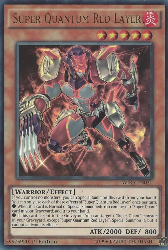 Super Quantum Red Layer (WIRA-EN030) - Ultra Rare