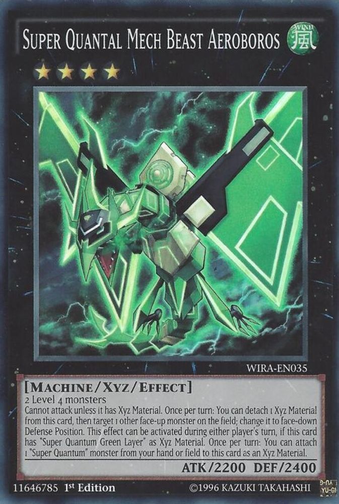 Super Quantal Mech Beast Aeroboros (WIRA-EN035) - Super Rare