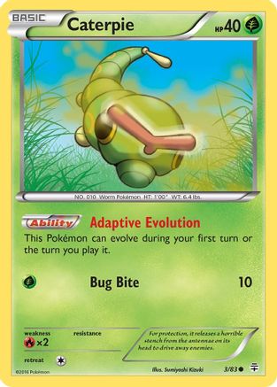 Caterpie 003  - Common