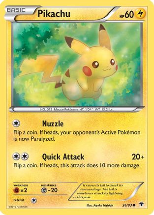 Pikachu (26/83) [XY : Générations] 