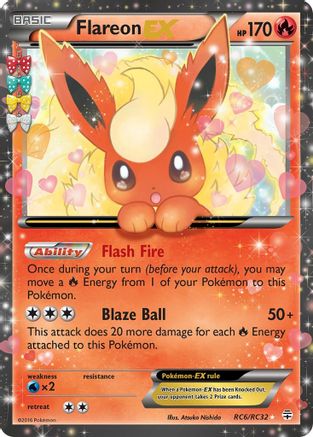 Flareon EX RC6  - Holofoil - Ultra Rare