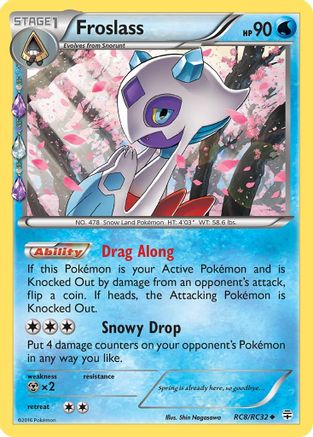 Froslass RC8  - Holofoil - Uncommon