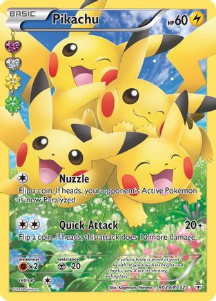 Pikachu (Full Art) RC29  - Holofoil - Ultra Rare