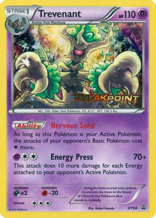 Trevenant (Prerelease) XY94  - Holofoil - Promo