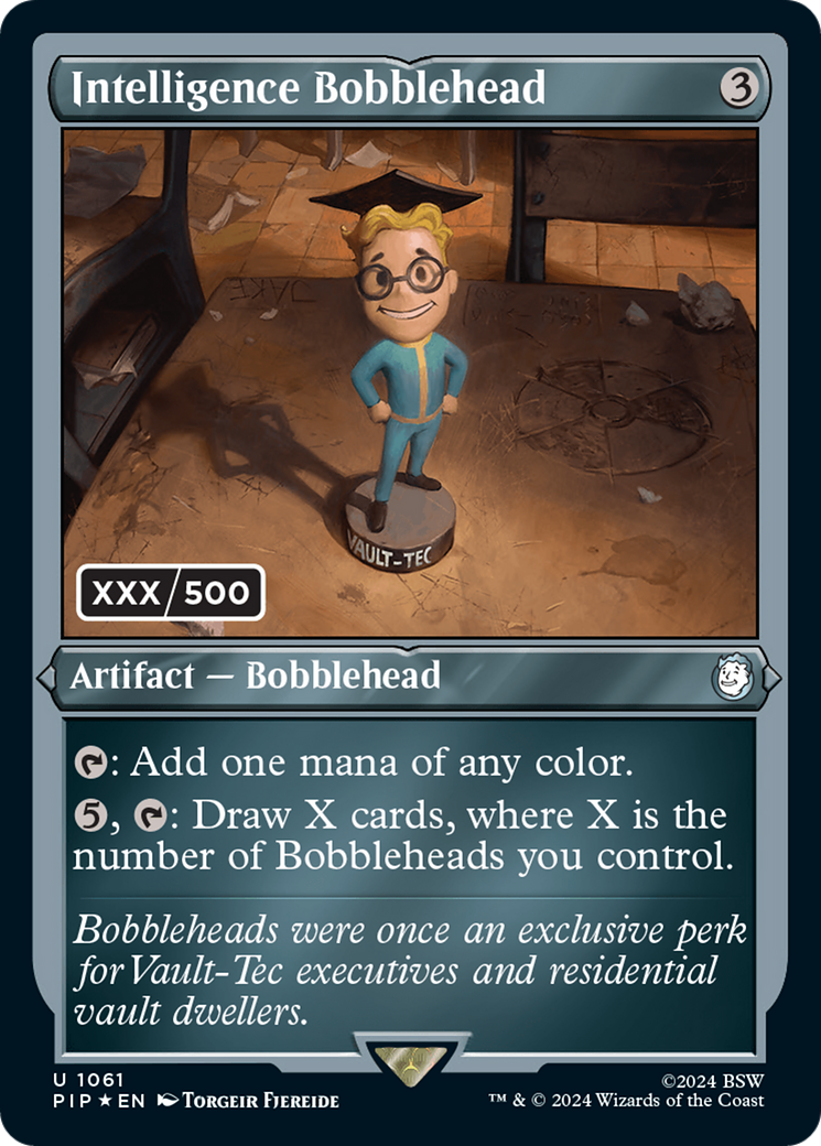 Intelligence Bobblehead (sérialisé) [Fallout] 