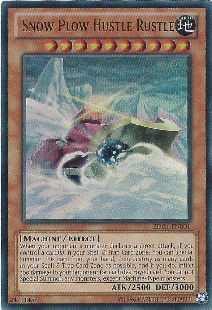 Snow Plow Hustle Rustle (ZDC1-EN001) - Ultra Rare