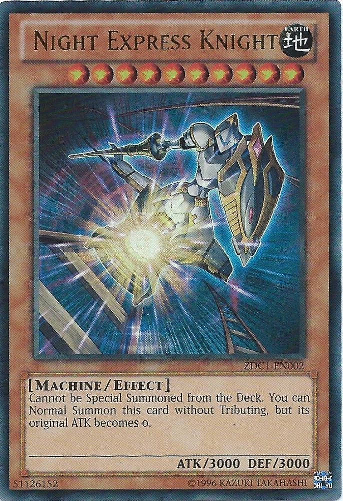 Night Express Knight (ZDC1-EN002) - Ultra Rare