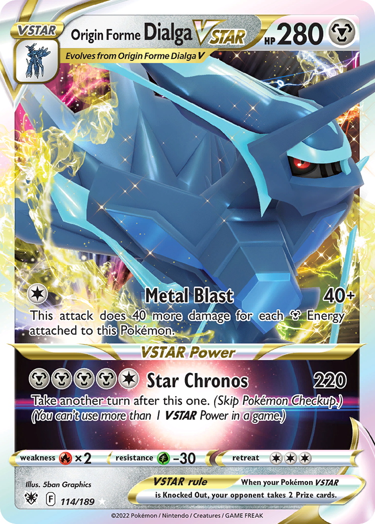 Origin Forme Dialga VSTAR 114  - Holofoil - Ultra Rare