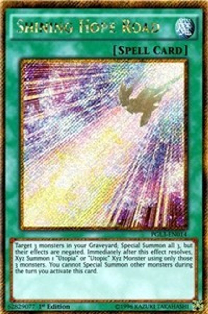Shining Hope Road (PGL3-EN014) - Gold Secret Rare