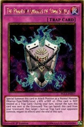 The Phantom Knights of Tomb Shield [PGL3-EN017] Gold Secret Rare