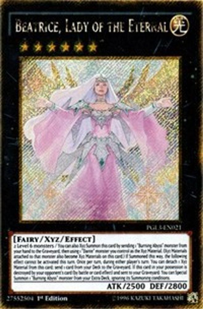 Beatrice, Lady of the Eternal (PGL3-EN021) - Gold Secret Rare