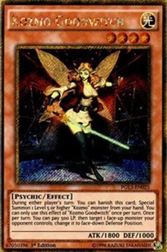 Kozmo Goodwitch (PGL3-EN025) - Gold Secret Rare
