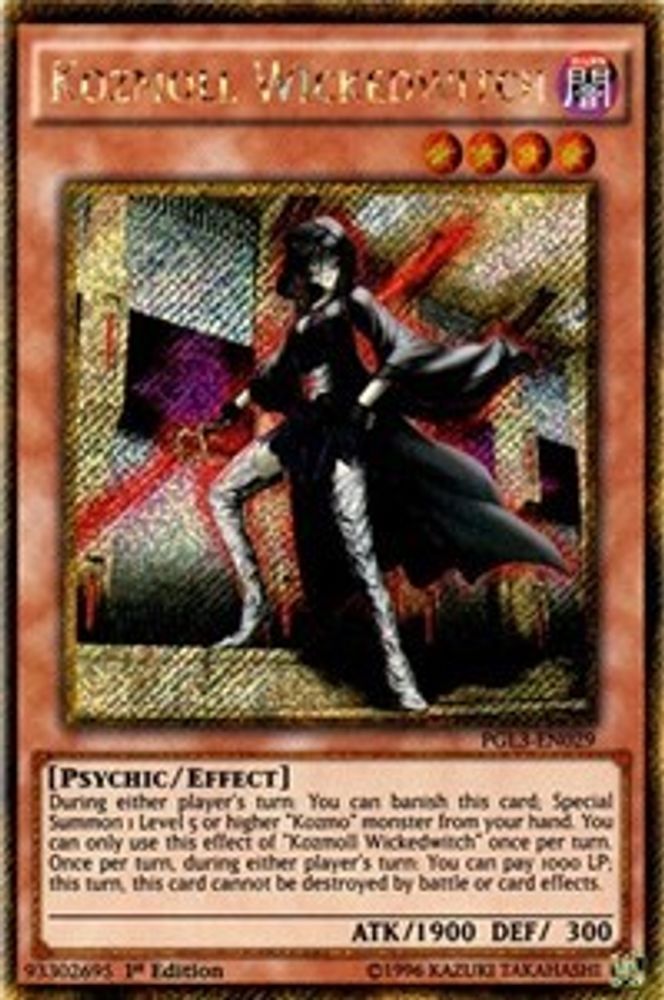 Kozmoll Wickedwitch (PGL3-EN029) - Gold Secret Rare