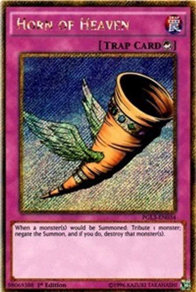 Corne du Ciel [PGL3-EN034] Or Secret Rare 