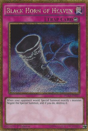 Corne noire du ciel [PGL3-EN035] Or Secret Rare 