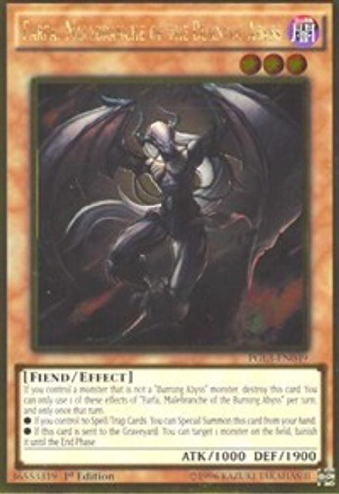 Farfa, Malebranche of the Burning Abyss (PGL3-EN049) - Gold Rare