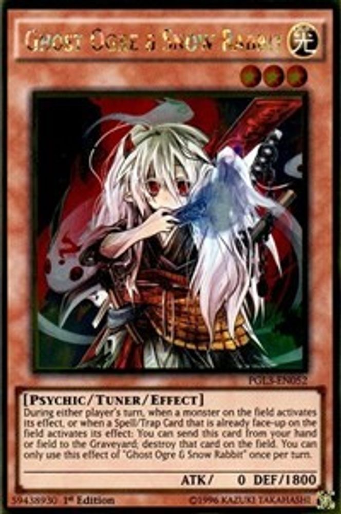 Ghost Ogre & Snow Rabbit (PGL3-EN052) - Gold Rare