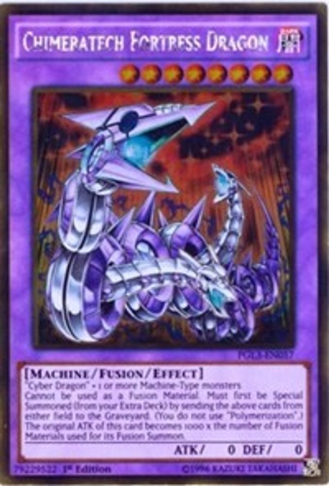 Chimeratech Fortress Dragon (PGL3-EN057) - Gold Rare