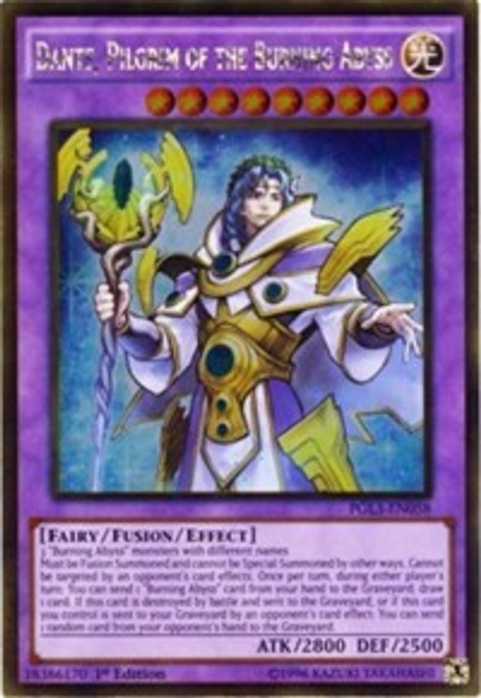 Dante, Pilgrim of the Burning Abyss (PGL3-EN058) - Gold Rare
