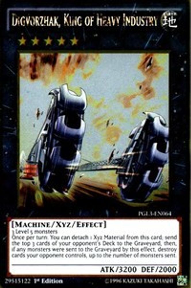 Digvorzhak, King of Heavy Industry (PGL3-EN064) - Gold Rare