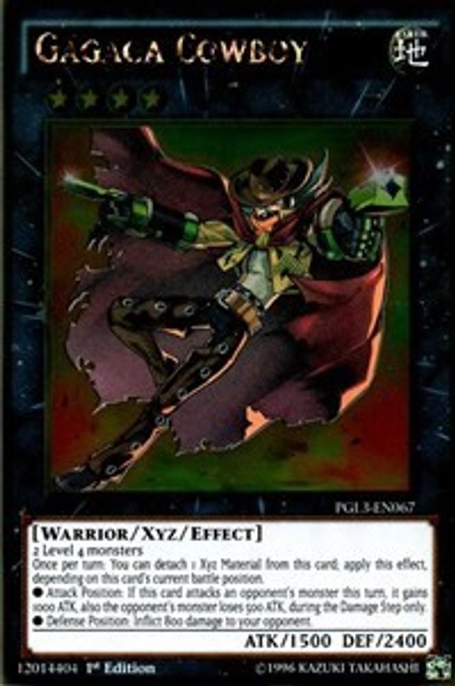 Gagaga Cowboy (PGL3-EN067) - Gold Rare
