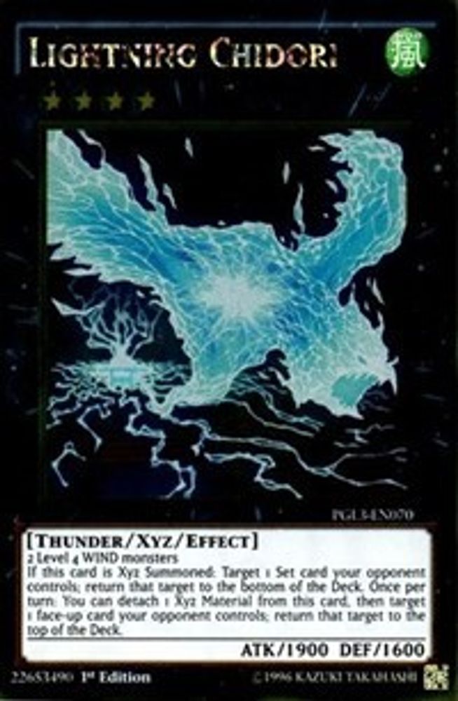 Lightning Chidori (PGL3-EN070) - Gold Rare