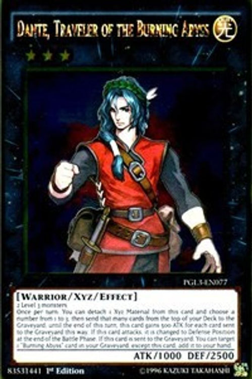 Dante, Traveler of the Burning Abyss (PGL3-EN077) - Gold Rare