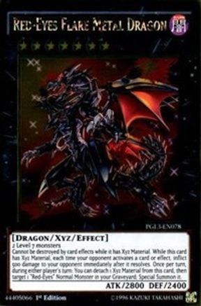 Red-Eyes Flare Metal Dragon [PGL3-EN078] Gold Rare