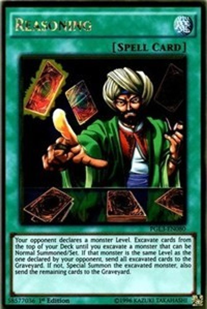 Reasoning (PGL3-EN080) - Gold Rare