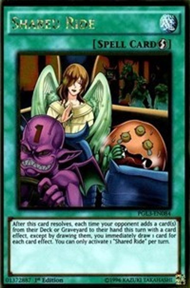 Shared Ride (PGL3-EN084) - Gold Rare