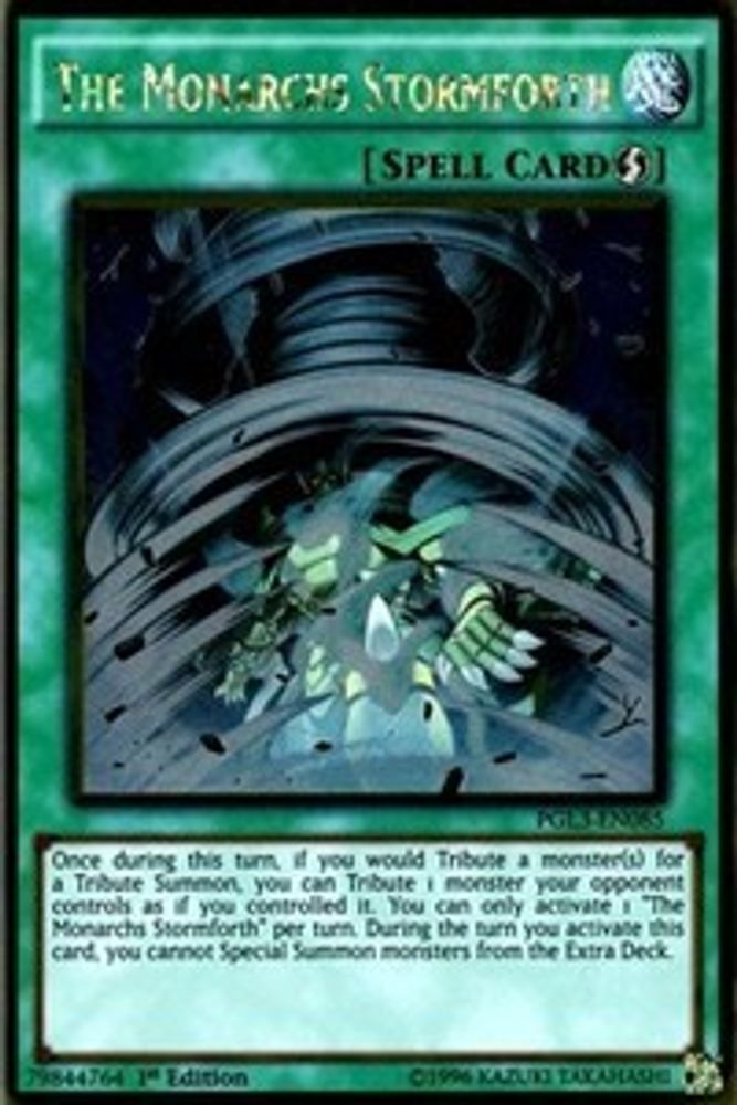 The Monarchs Stormforth (PGL3-EN085) - Gold Rare