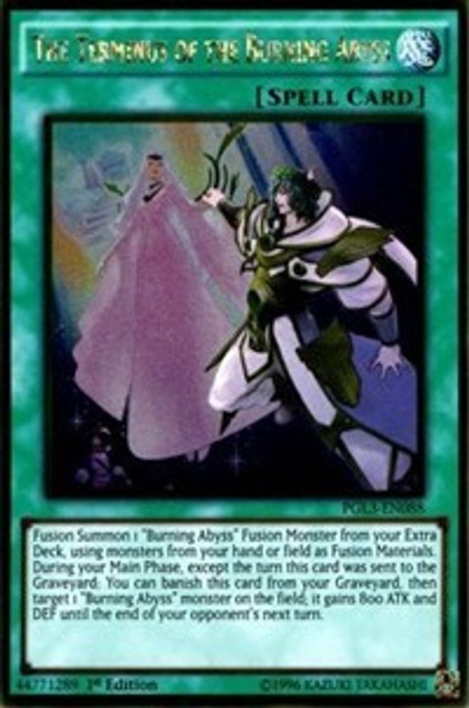 The Terminus of the Burning Abyss (PGL3-EN088) - Gold Rare
