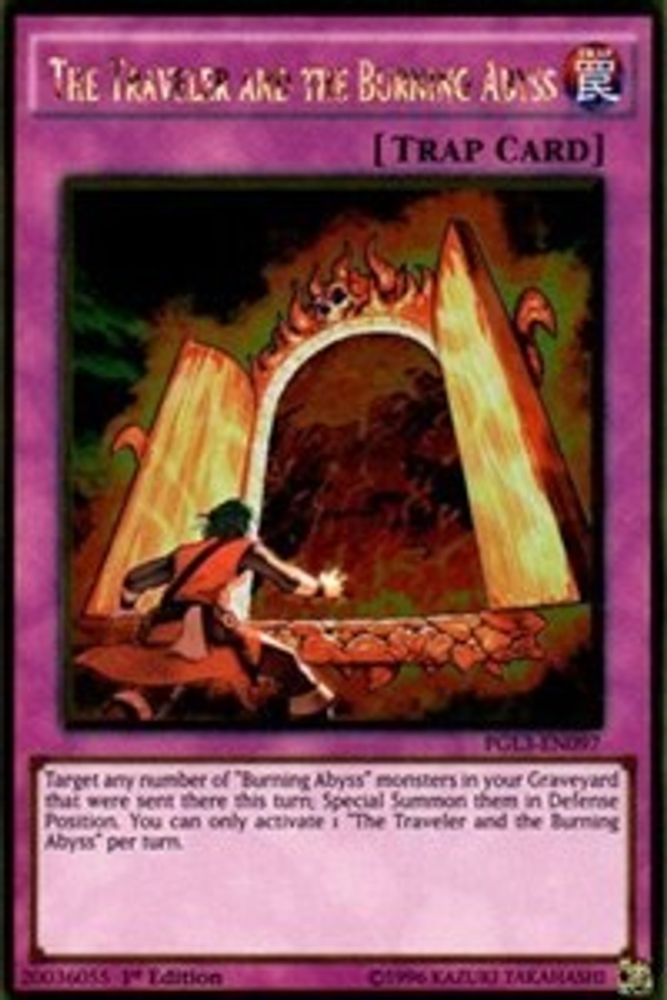 Le voyageur et l'abîme ardent [PGL3-EN097] or rare 