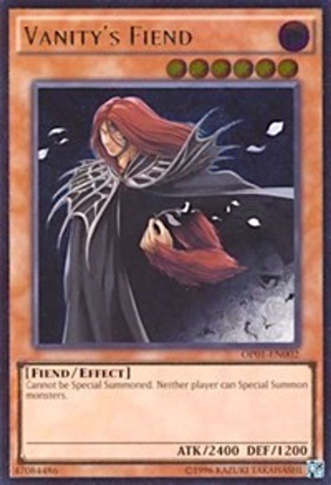 Vanity's Fiend (UTR) (OP01-EN002) - Ultimate Rare