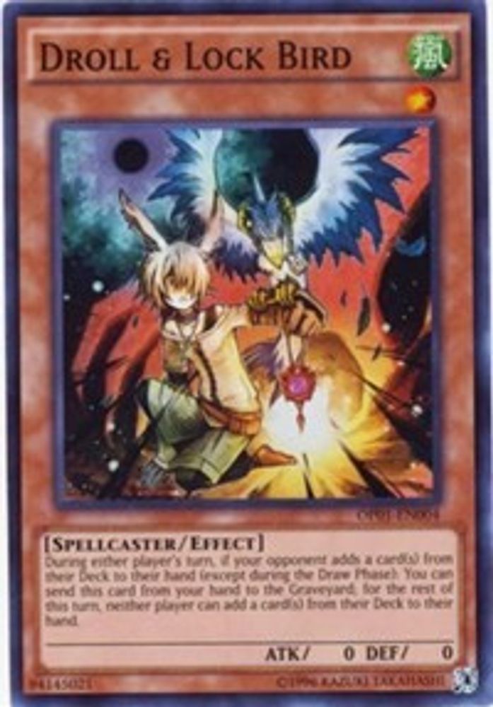 Droll & Lock Bird (OP01-EN004) - Super Rare