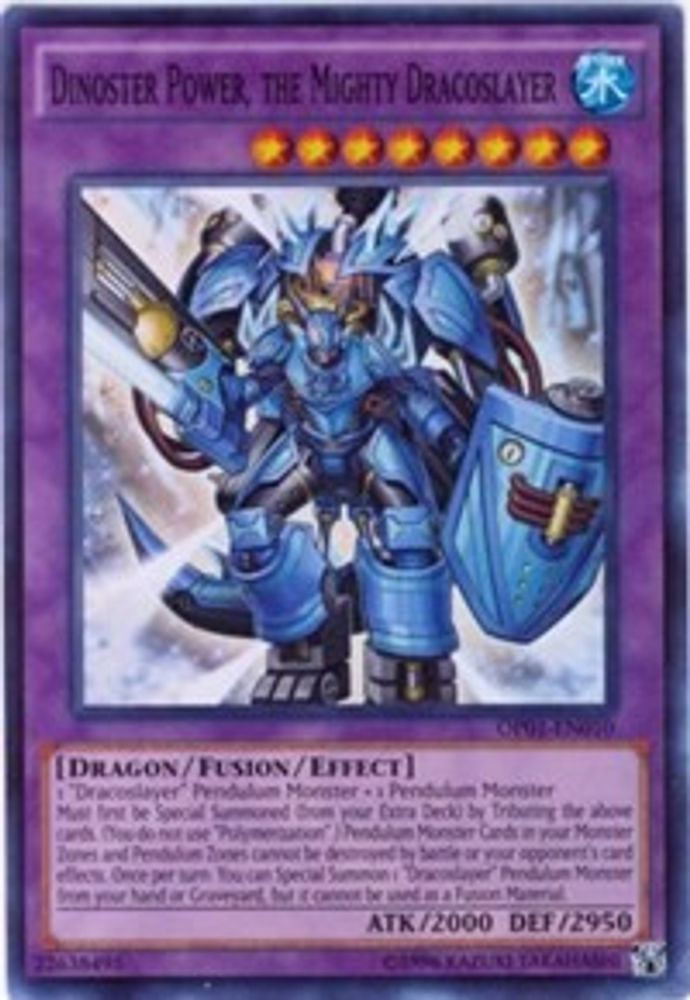 Dinoster Power, le puissant Dracoslayer [OP01-EN010] Super Rare 