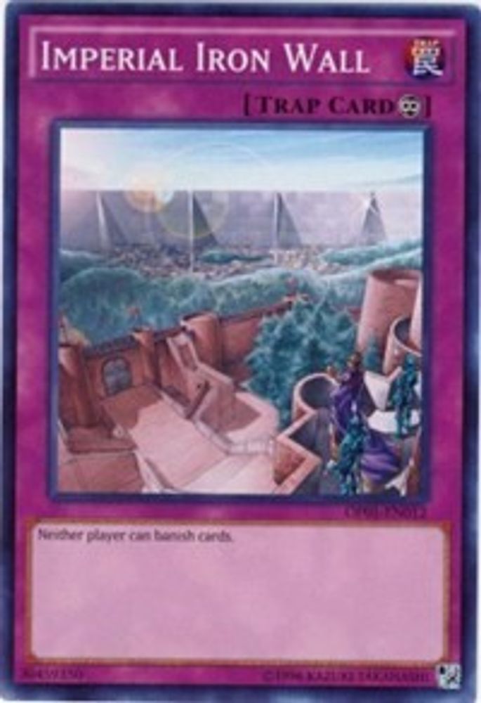 Mur de fer impérial [OP01-EN012] Super Rare 