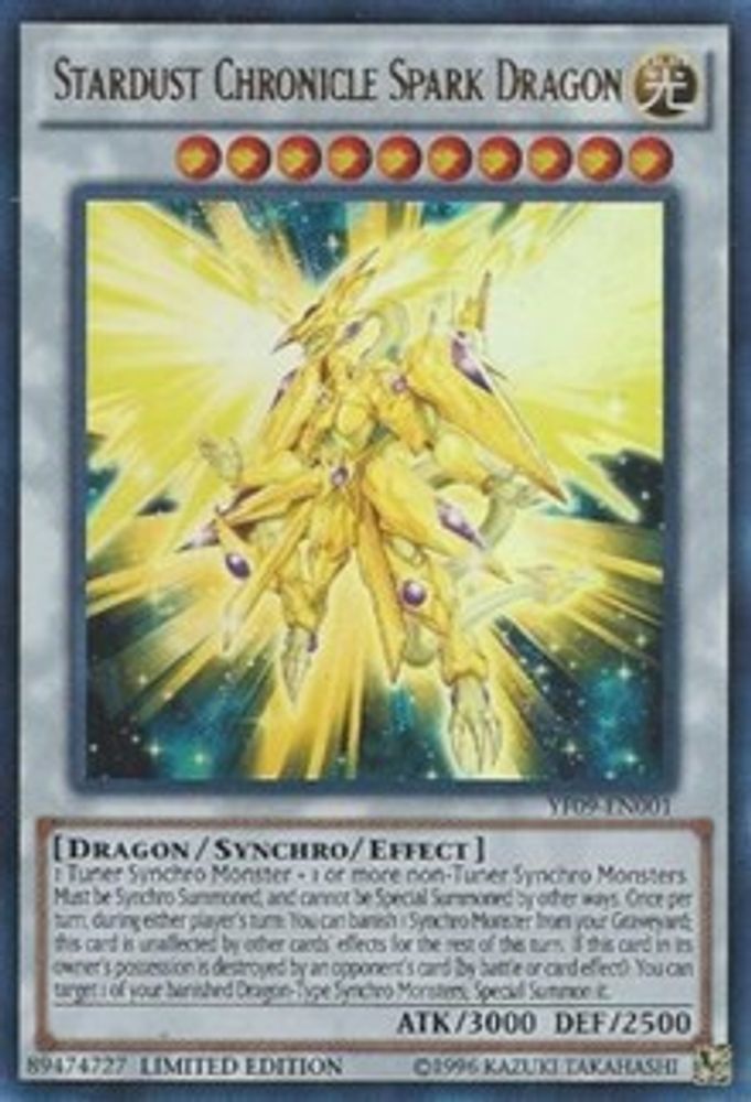 Stardust Chronicle Spark Dragon (YF09-EN001) - Ultra Rare